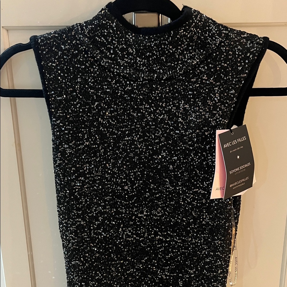 Avec Les filles sequin midi dress - nwt - Picture 4 of 9